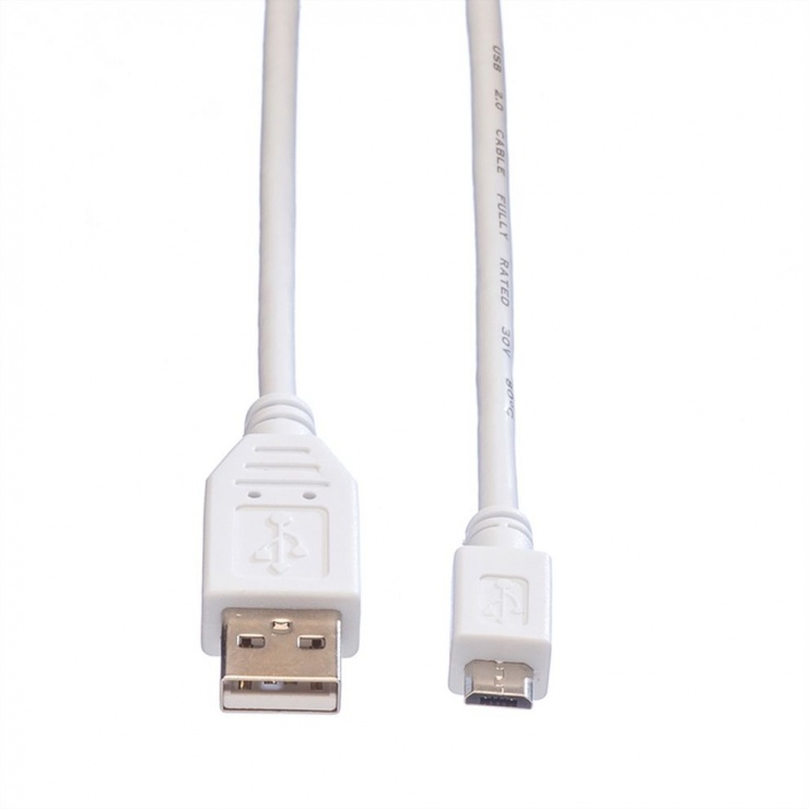 Imagine Cablu USB 2.0 la micro USB-B, 0.15m, Value 11.99.8751-2