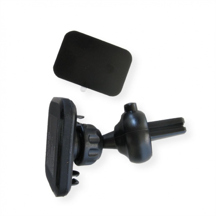Imagine Suport auto pentru smartphone rotabil, montare ventilator, Value 17.99.1099