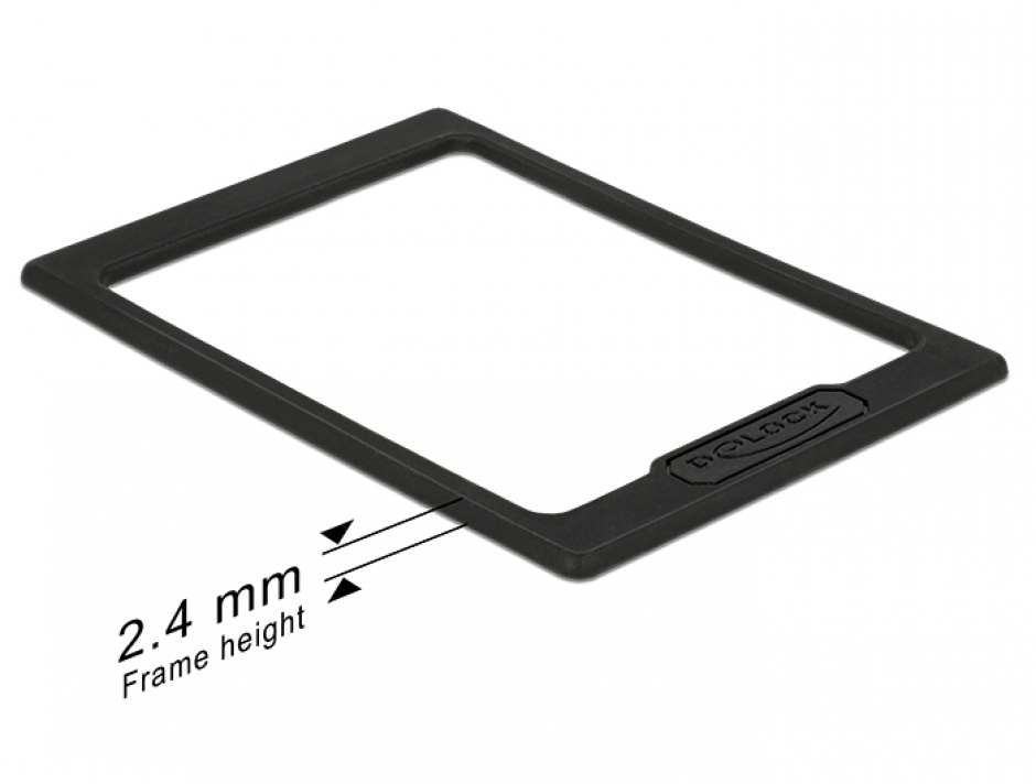 Imagine Extensie pentru inaltimea HDD/SSD-ului 2.5" de la 7mm la 9.5mm, Delock 18216