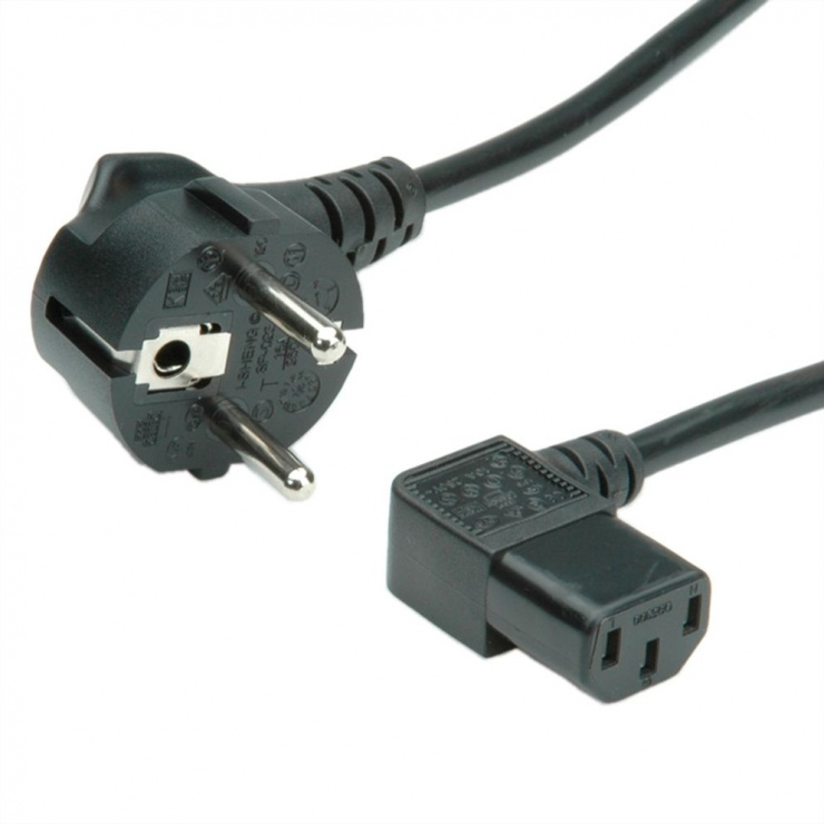 Imagine Cablu de alimentare PC C13 1.8m unghi 90 grade, Value 19.99.1118