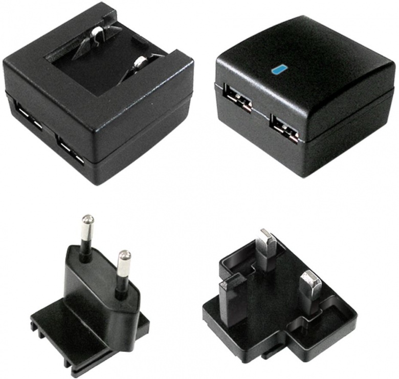 Imagine Incarcator priza cu 2 x USB + adaptor UK, 10W/2A, Value 19.99.1061