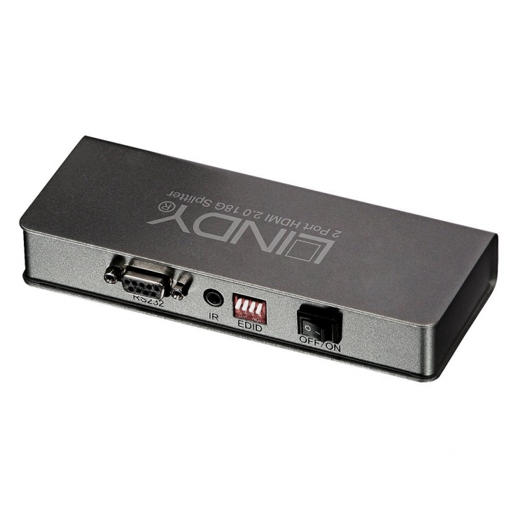 Imagine Multiplicator HDMI 2 porturi UHD/HDR 600 Mhz, Lindy L38240