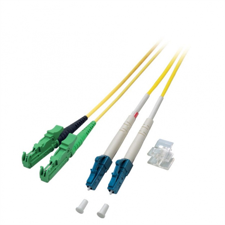 Imagine Cablu fibra optica LWL duplex 9/125µm E2000APC-LC 5m, 21.16.7405
