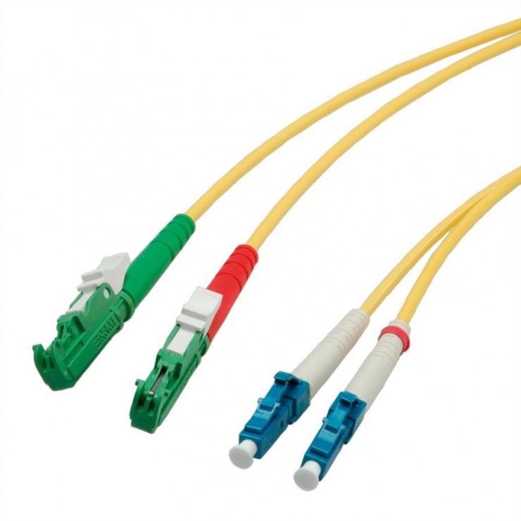 Imagine Cablu fibra optica LWL duplex 9/125µm E2000APC-LC 3m, 21.16.7403
