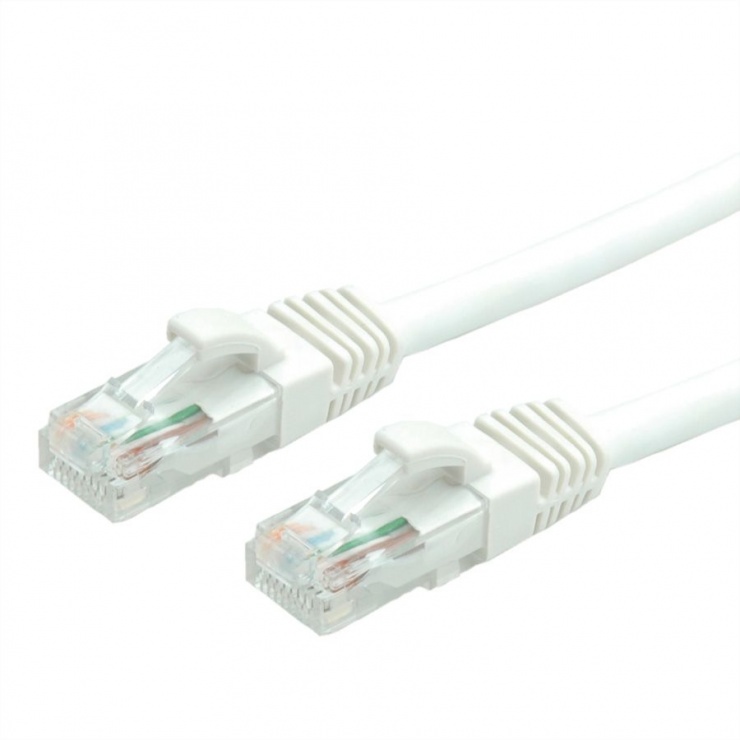 Imagine Cablu de retea UTP cat 6A 0.3m Alb, Value 21.99.1474