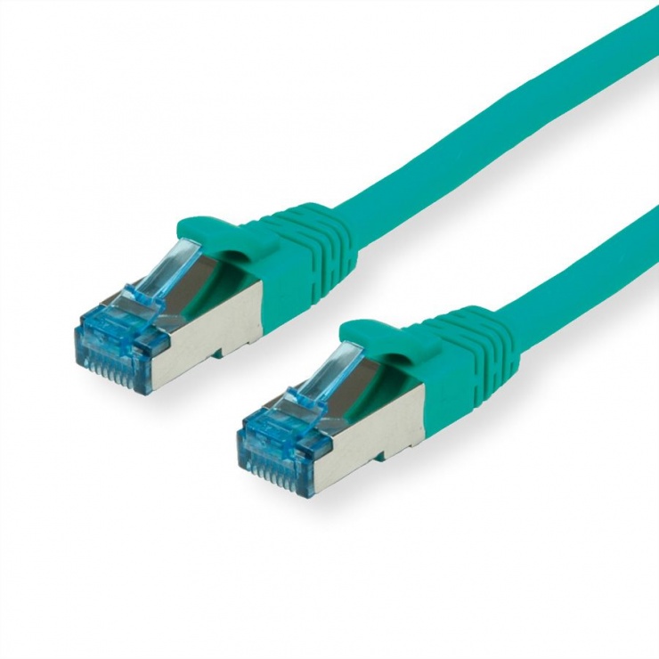 Imagine Cablu de retea SFTP cat 6A 0.3m Verde, Value 21.99.1944