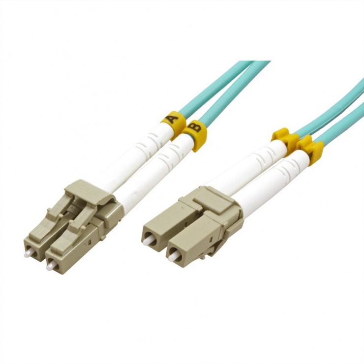 Imagine Cablu fibra optica LC-LC OM3 duplex multimode 20m, Value 21.99.8707-1