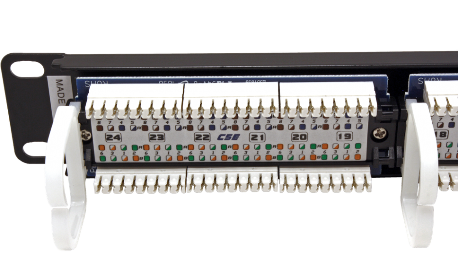 Imagine Patch Panel UTP Cat.5e, 24 porturi, negru, Roline 26.11.0349-1