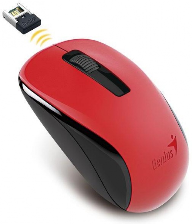 Imagine Mouse Wireless NX-7005, Red, Genius