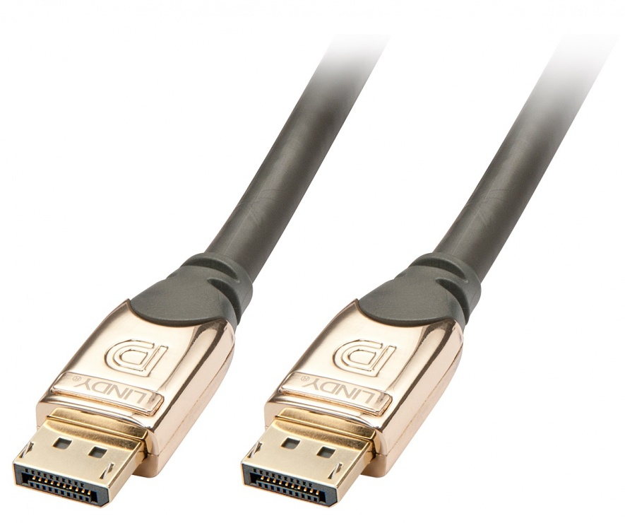 Imagine Cablu Displayport Gold v1.2 4K UHD T-T 20m, Lindy L37808
