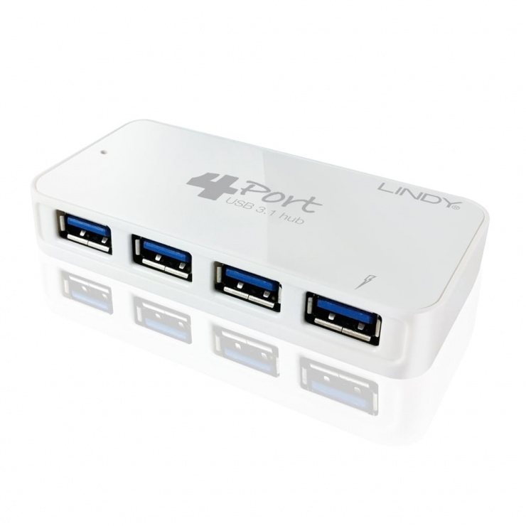 Imagine Hub 4 porturi USB 3.1 Gen 1, Lindy L43168