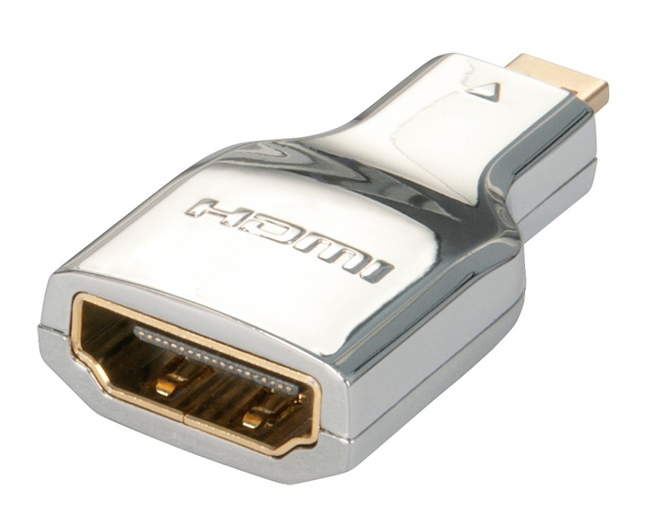 Imagine Adaptor HDMI la micro HDMI-D CROMO M-T, Lindy L41510-1