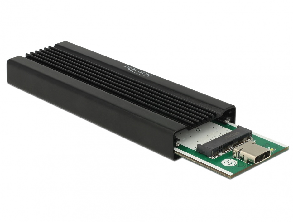 Imagine Rack extern pentru M.2 NVMe PCIe SSD la USB-C 3.1 Gen 2, Delock 42600