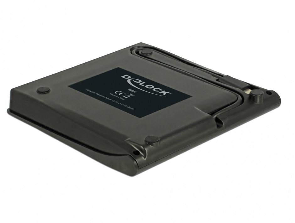 Imagine Rack extern USB-C pentru dispozitive 5.25" Slim SATA 12.7mm Negru, Delock 42601