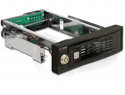 Imagine Rack intern 5.25" pentru HDD SAS/SATA 3.5", Delock 47195