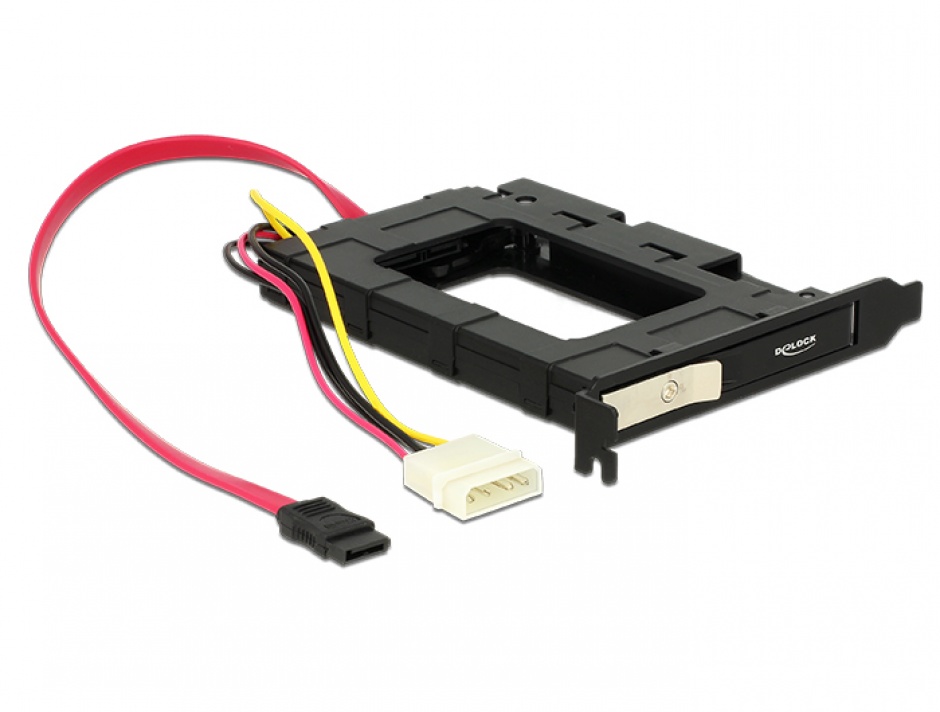 Imagine Rack mobil Bracket pentru 1 x 2.5 inch HDD SATA, Delock 47214