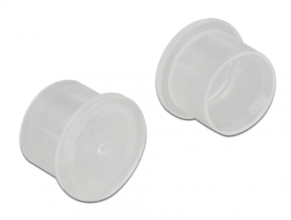 Imagine Protectie impotriva prafului pentru SMA plug set 10 buc transparente, Delock 60163