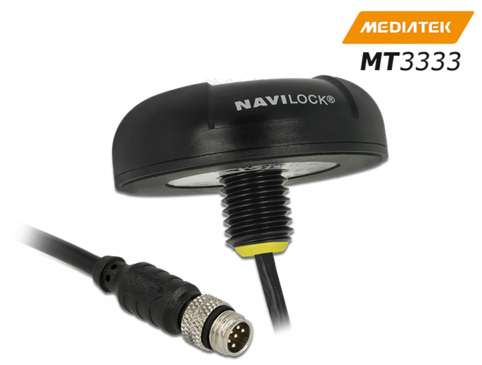 Imagine NL-3331 M8 Serial Multi GNSS Receiver MT3333 0.5m, Navilock 60326
