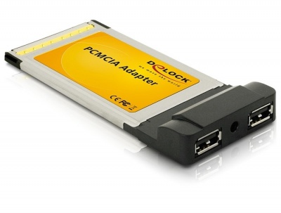 Imagine Placa PCMCIA la porturi USB 2.0, Delock 61604
