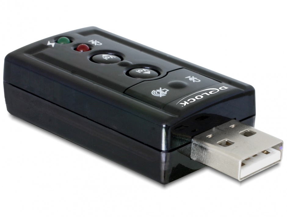 Imagine Placa de sunet USB, 7.1, Delock 61645
