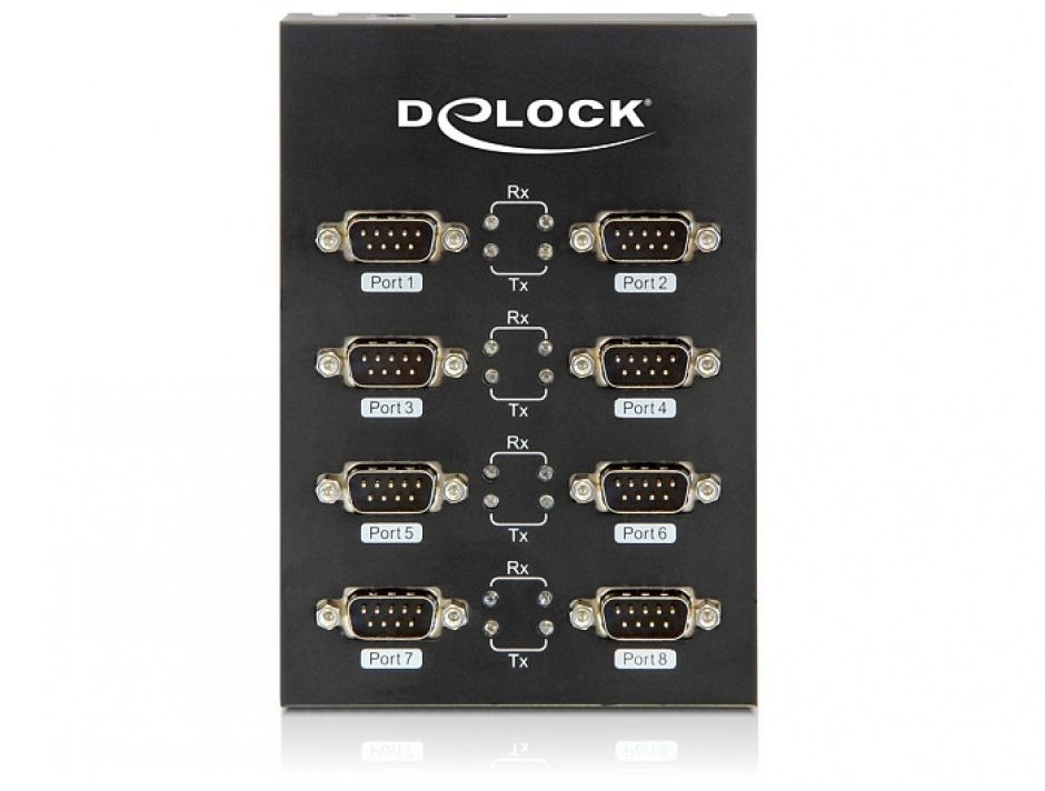Imagine Adaptor USB la 8 porturi Serial RS232, Delock 61860