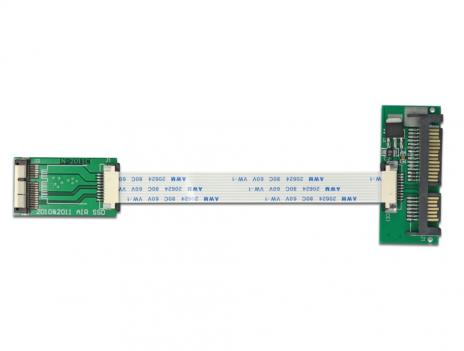 Imagine Convertor MacBook Air SSD la SATA 22 pin, Delock 62429