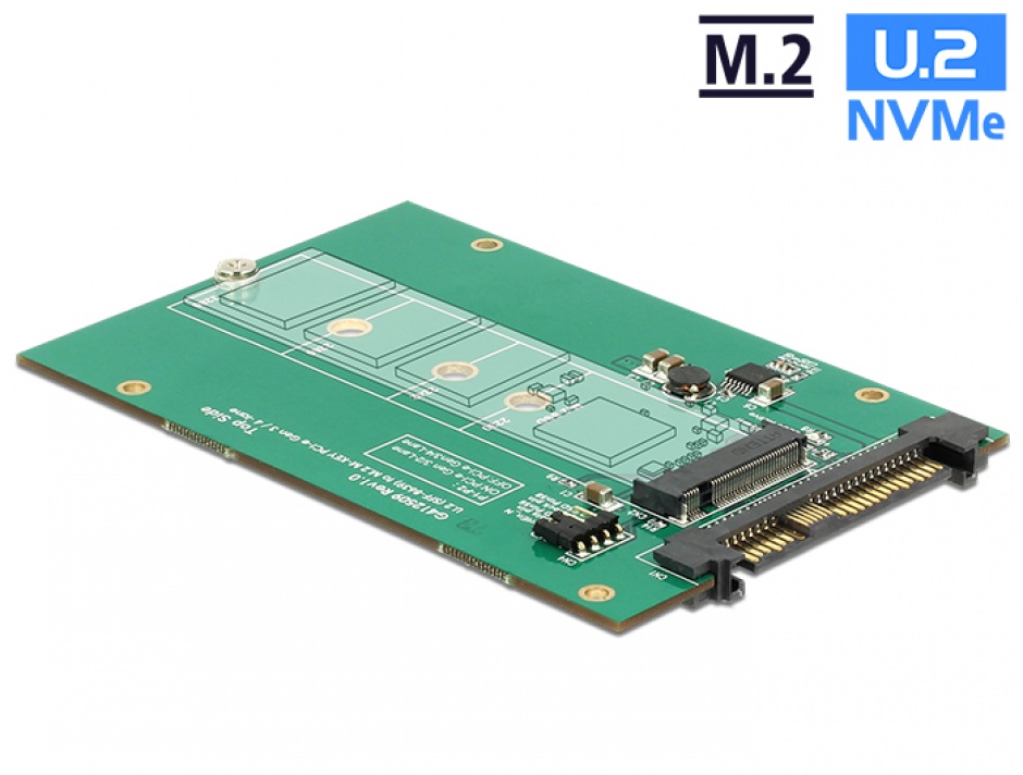 Imagine Adaptor U.2 SFF-8639 la M.2 NGFF NVMe Key M, Delock 62696