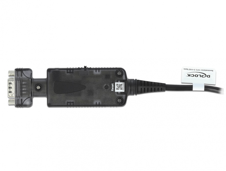 Imagine Adaptor LAN RJ45 la serial RS-232 DB9 M-T, Delock 62976