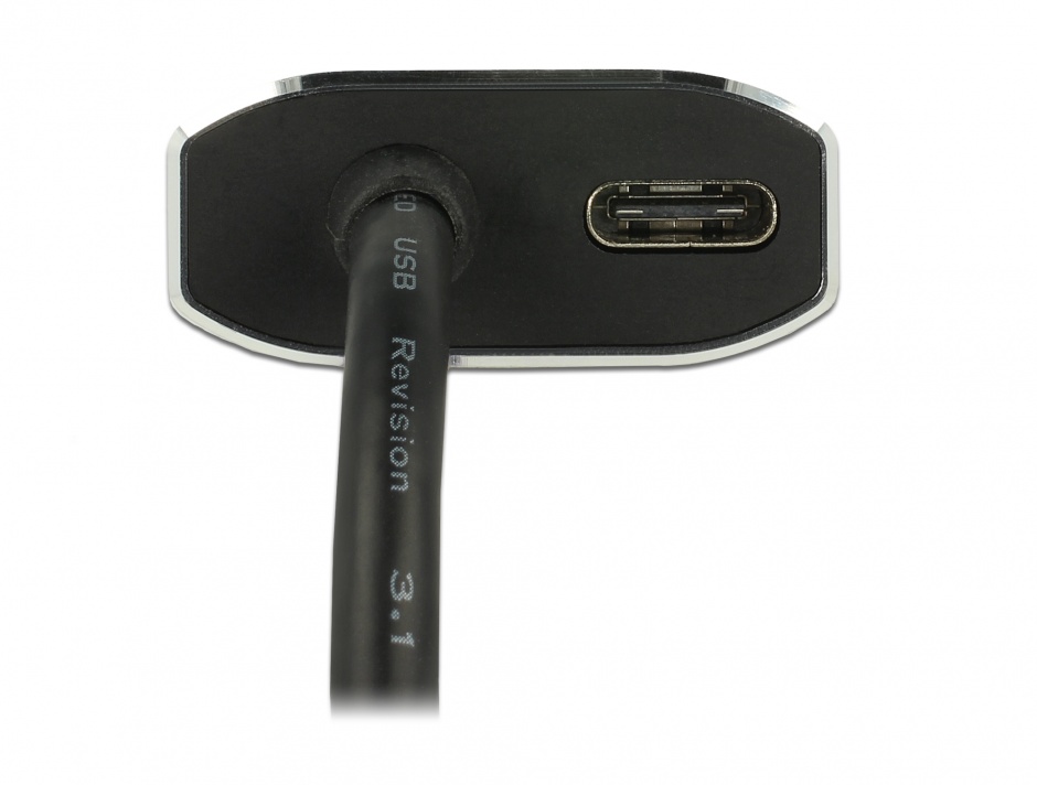 Imagine Adaptor USB-C la VGA (DP Alt Mode) T-M cu PD (Power delivery), Delock 62989