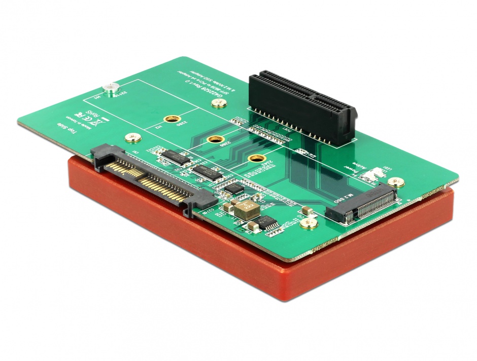 Imagine Adaptor U.2 SFF-8639 la PCIe/M.2 Key M slot, Delock 63951