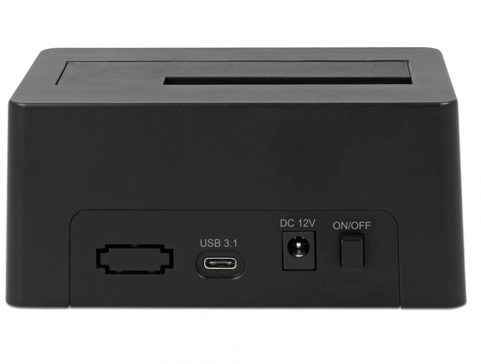 Imagine Docking Station USB 3.1-C pentru HDD/SSD SATA 2.5"+3.5", Delock 63958