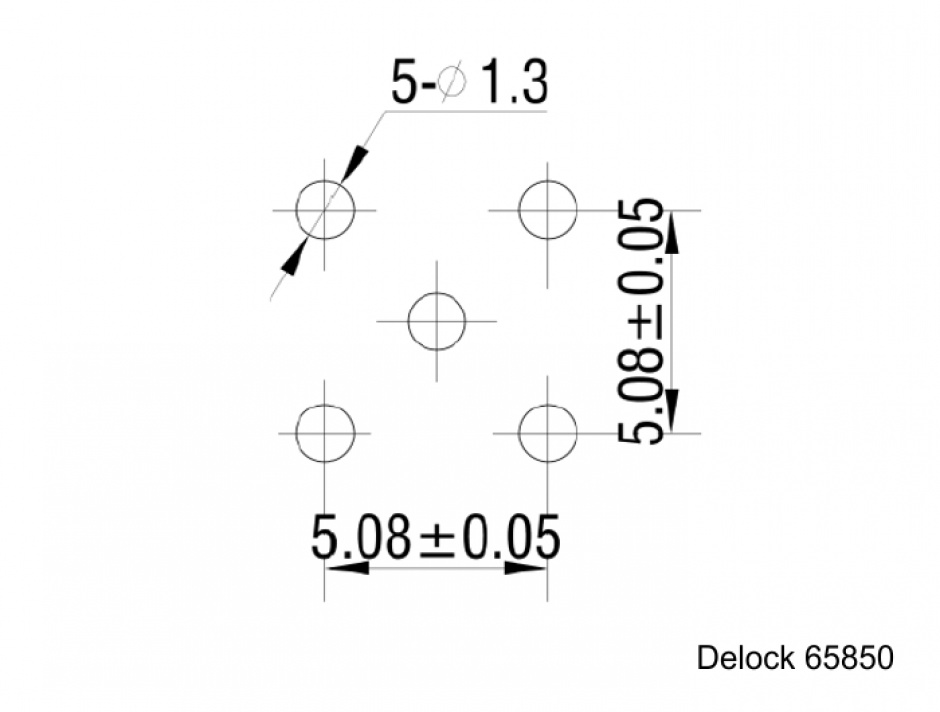 Imagine Adaptor SMC jack PCB, Delock 65850 
