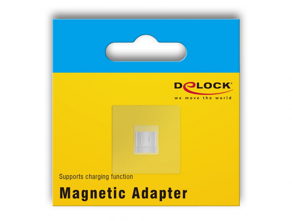 Imagine Adaptor magnetic pentru incarcare micro USB-B pentru 85705/85725, Delock 65929 