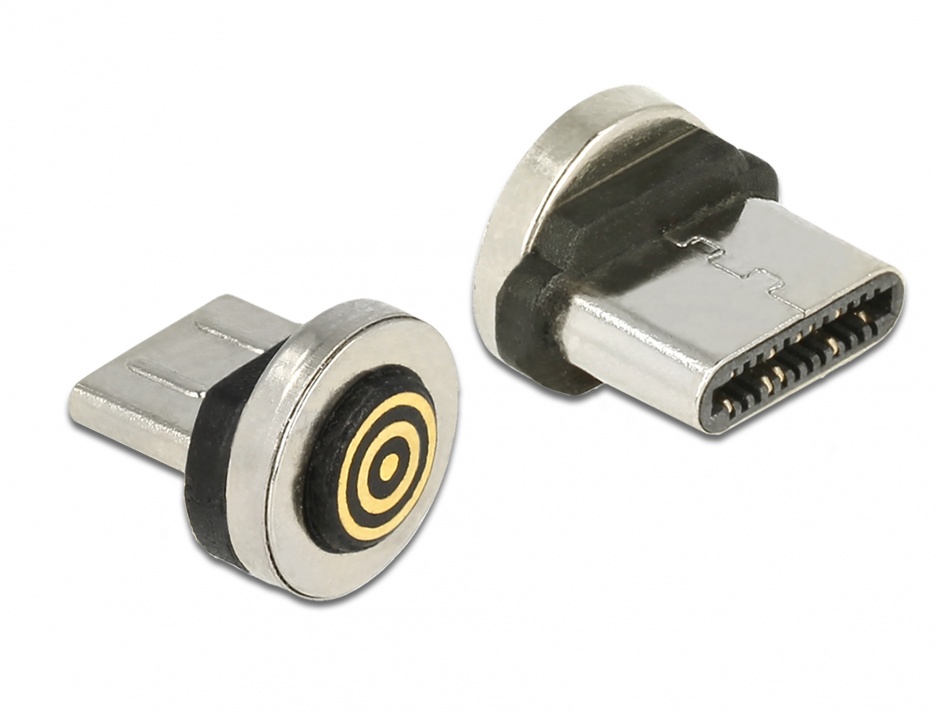 Imagine Adaptor magnetic incarcare + transfer date USB-C pentru 85723/85724, Delock 65933