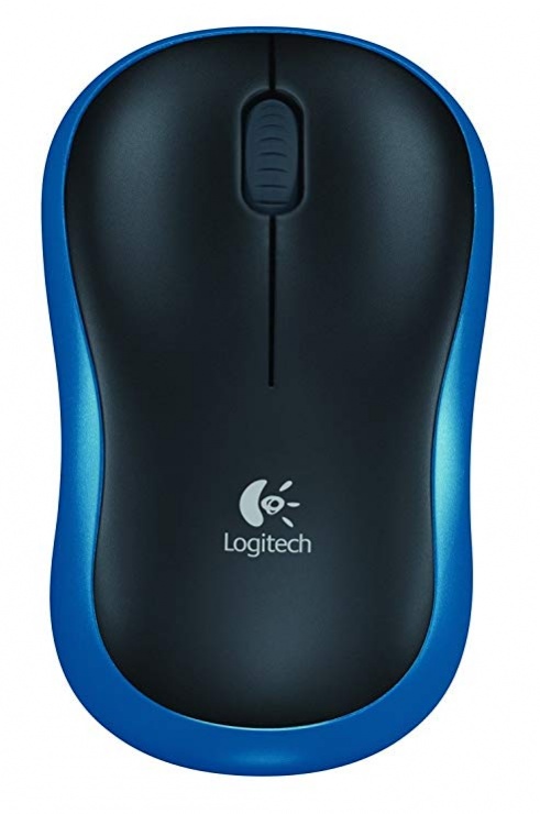 Imagine Mouse Logitech M185 Wireless Mouse, Blue