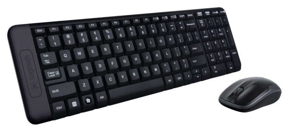 Imagine Kit wireless tastatura si mouse Negru, Logitech 920-003168