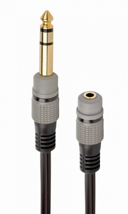 Imagine Adaptor audio jack stereo 3.5mm la jack 6.35mm M-T 20cm, Gembird A-63M35F-0.2M