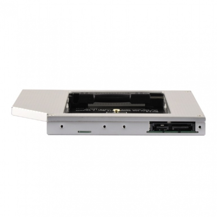 Imagine Installation Frame (Caddy) Slim SATA 5.25" 12.7mm  pentru M.2 NGFF, Gembird A-SATA12M2-01