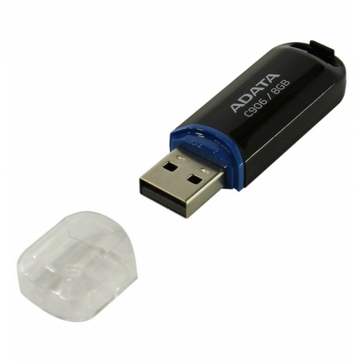 Imagine Stick USB 2.0 8GB ADATA C906 Black-1