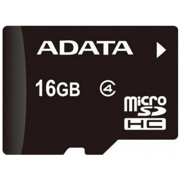 Imagine Card de memorie micro SDHC 16GB clasa 4, ADATA AUSDH16GCL4-R