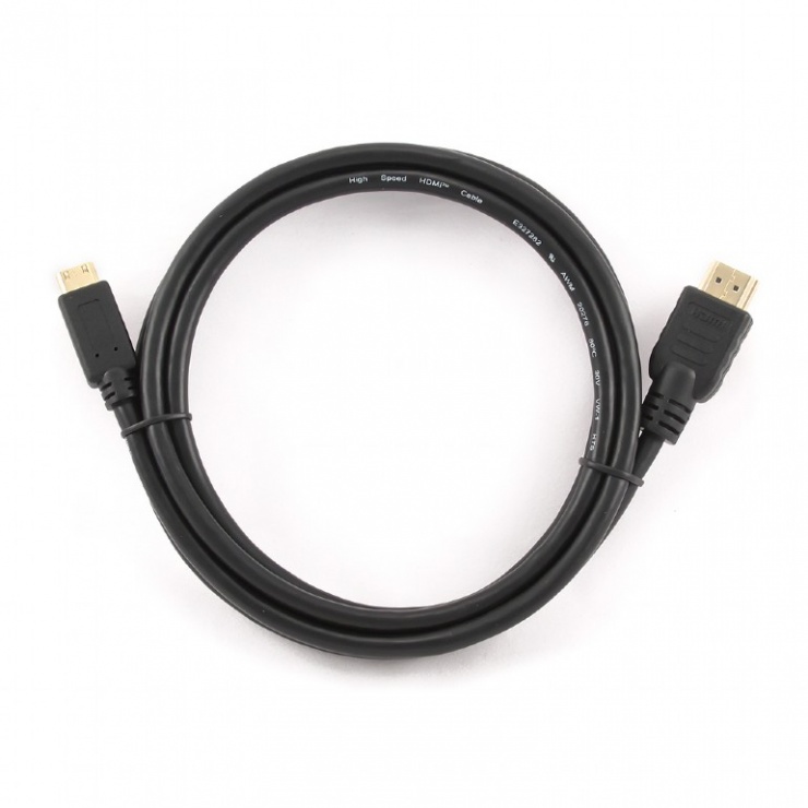 Imagine Cablu HDMI la mini HDMI-C v1.4 1.8m, Gembird CC-HDMI4C-6-1