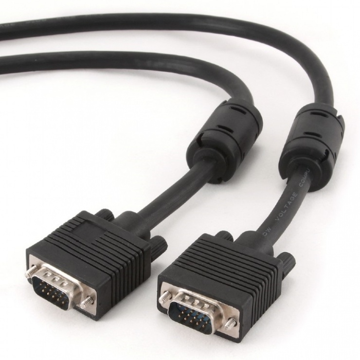 Imagine Cablu VGA T-T ecranat 3m, negru, CC-PPVGA-10-B