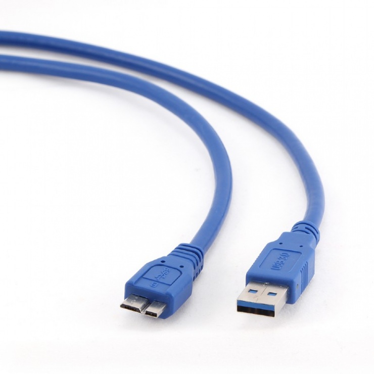 Imagine Cablu USB 3.0 la micro B 1.8m, Gembird CCP-mUSB3-AMBM-6