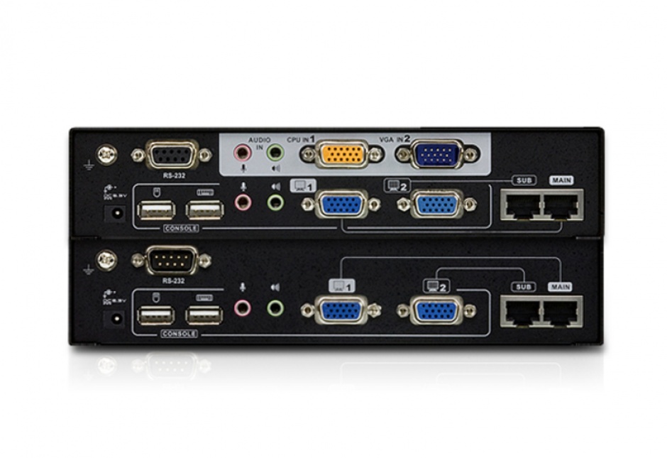 Imagine Extender KVM Cat 5 USB VGA Dual View 150m, ATEN CE774