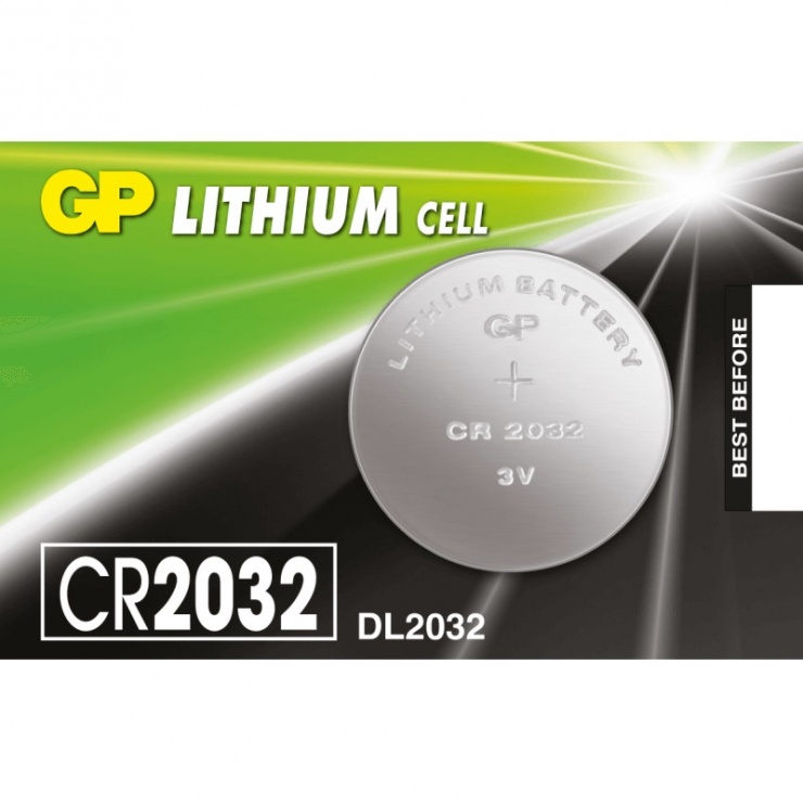 Imagine Baterie Litiu CR2032 3V, GP Batteries