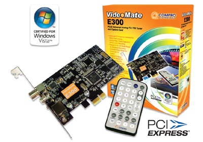 Imagine TV Tuner PCI-E Compro E300