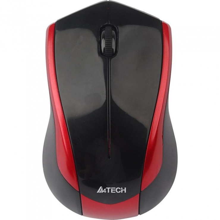 Imagine Mouse Wireless Optic A4Tech Black+Red, G7-400N-2