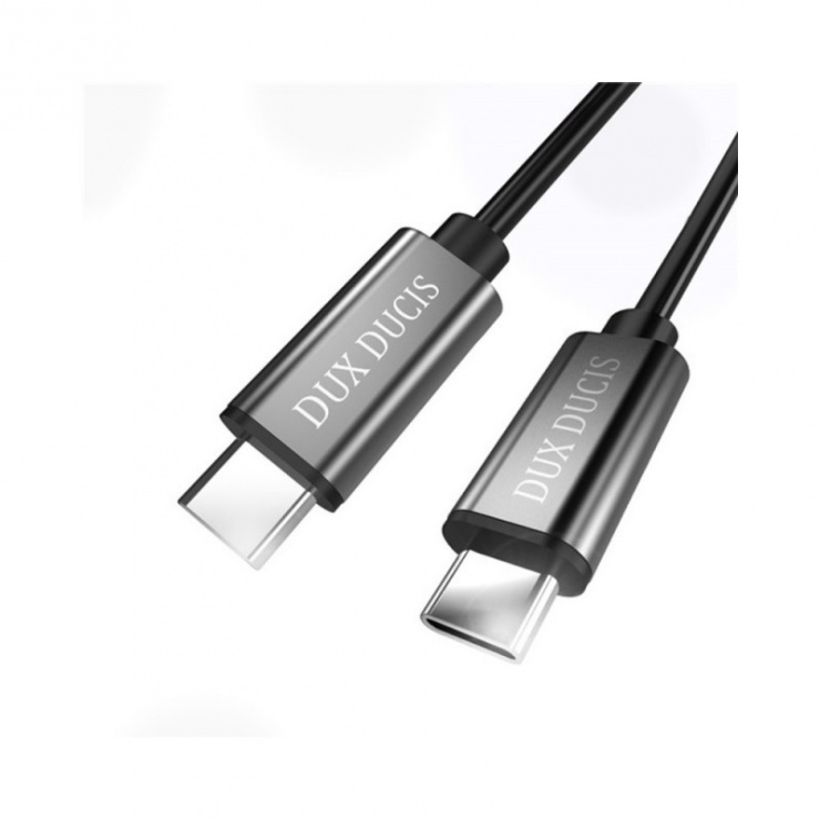 Imagine Cablu de date si incarcare USB-C 3A 1m Argintiu, DUX DUCIS