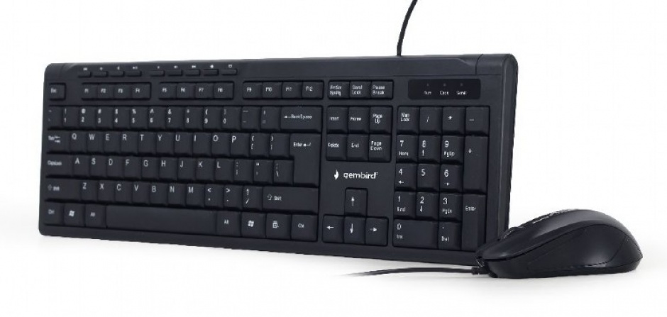 Imagine Kit tastatura + mouse USB Negru, Gembird KBS-UM-03