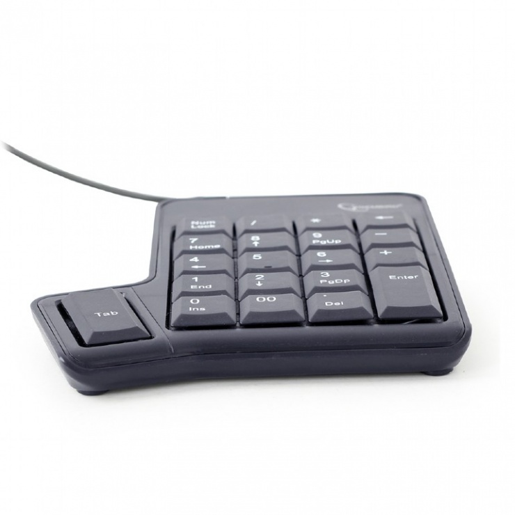 Imagine Tastatura numerica pe USB + tasta TAB, Gembird KPD-UT-01